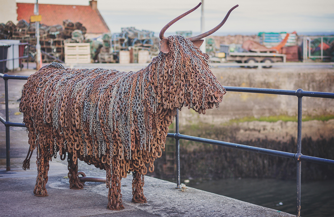 Featured image of post Metal Highland Cow Sculpture